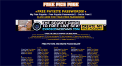 Desktop Screenshot of freepicturepage.com